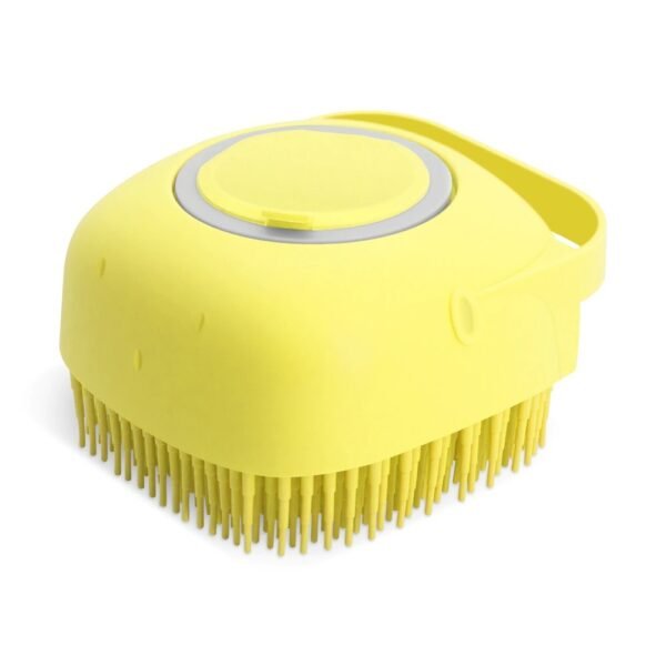 Pet Dog Shampoo Massager Brush Cat Massage Comb Grooming Scrubber Shower Brush For Bathing Short Hair Soft Silicone Brushes - Image 4