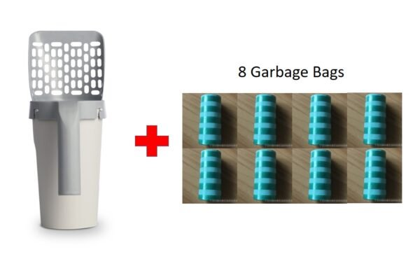 Storage Box Integrated Lazy Cat Litter Shovel Set - Image 7