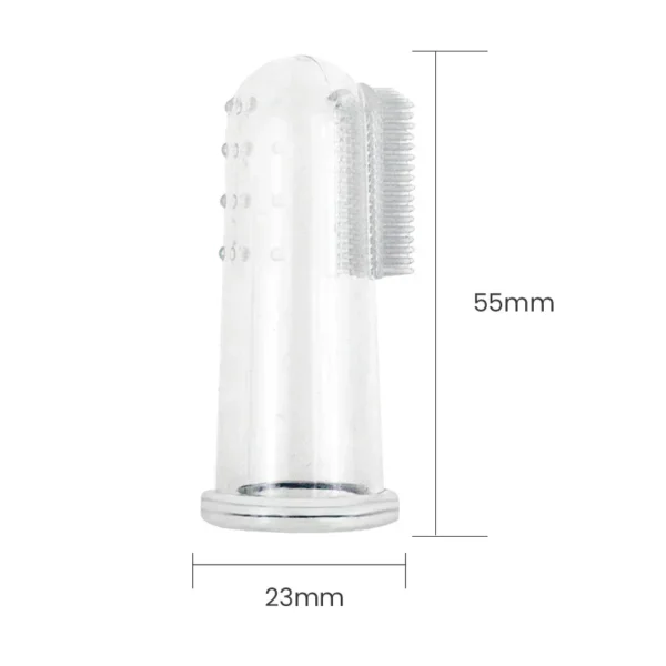 Super Soft Pet Finger Toothbrush Teddy Dog Brush Bad Breath Tartar Teeth Care Tool Dog Cat Cleaning Silicagel Pet Supplies - AliExpress - Image 2