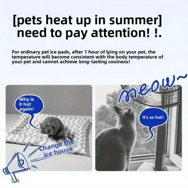 summer small Cat dog Ice House Air Conditioning BED Summer Cooling Tool Nest Dog Dog Four Seasons Pet Ice House - AliExpress - Image 5