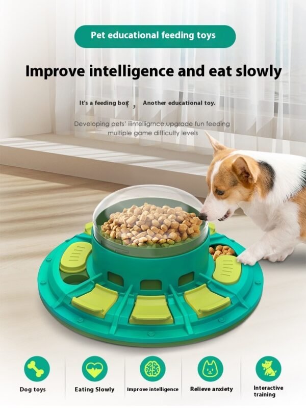 Interactive Dog Puzzle Toy For IQ Improvement And Slow Feeding Suitable For All Sizes Pets Nutritious Diet-Friendly Non-Electric Plastic Pets Game Pet Products - Image 4