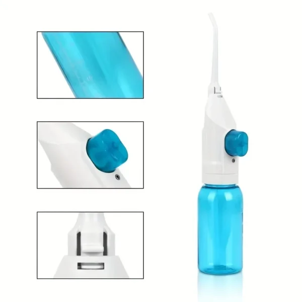 Household High Pressure Oral Irrigator Portable Teeth Clean Water Dental Floss Manual High Pressure Water Toothpick - AliExpress - Image 4