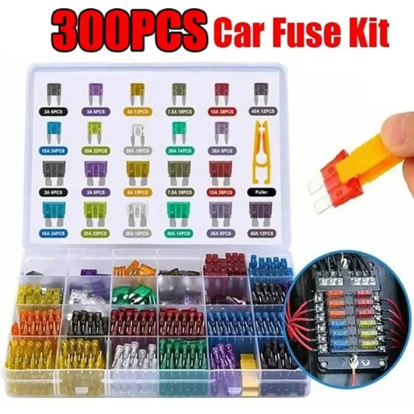 Fuse boxes come in various specifications, with 60 and 120PCS not having medium fuses, while 60PCS are packaged in bags - AliExpress 13 - Image 2