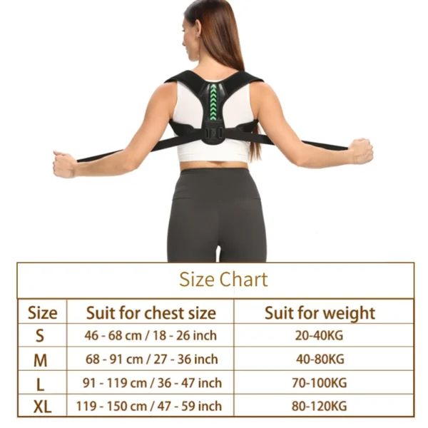 Adjustable Back Shoulder Posture Corrector Belt Clavicle Spine Support Reshape Your Body Home Office Sport Upper Back Neck Brace - AliExpress 18 - Image 6