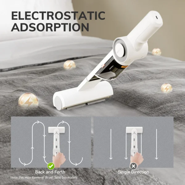 Cordless Handheld Vacuum Cleaner Multi-Function Brushless Cleaner Suitable for Pet Hair, Household & Car, Lightweight,White - AliExpress 6 - Image 5