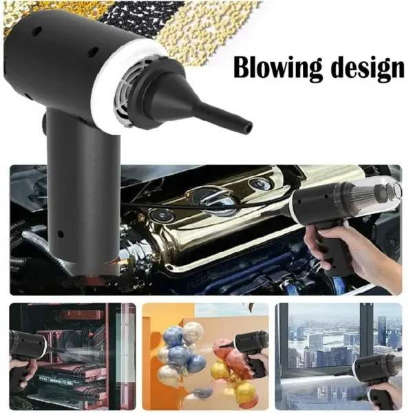 9000Pa Wireless Car Vacuum Cleaner USB Charging 1200mAh Portable Cleaning Appliance Mini Wet and Dry Vacuum Cleaner Household - AliExpress 6 - Image 3