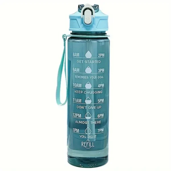800ml/27oz Large Capacity Sports Water Bottle Leak Proof Plastic Drinking Cup With Time Scale Suitable For Travel Fitness Sports - AliExpress 18 - Image 6