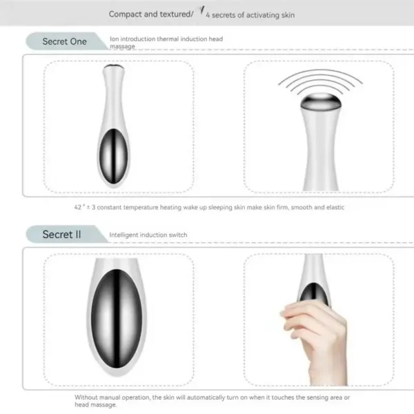 Home Electric Eye Massage Beauty Instrument Exquisite Eye Skin De-Bagging De-Watering Reduce Fine Lines Care Instrument - AliExpress 66 - Image 2