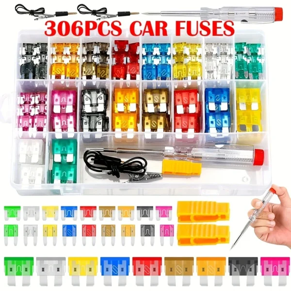 Fuse boxes come in various specifications, with 60 and 120PCS not having medium fuses, while 60PCS are packaged in bags - AliExpress 13 - Image 6