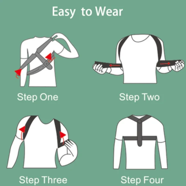 Adjustable Back Shoulder Posture Corrector Belt Clavicle Spine Support Reshape Your Body Home Office Sport Upper Back Neck Brace - AliExpress 18 - Image 4