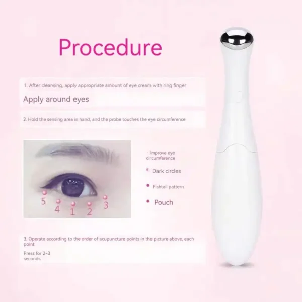 Home Electric Eye Massage Beauty Instrument Exquisite Eye Skin De-Bagging De-Watering Reduce Fine Lines Care Instrument - AliExpress 66 - Image 5