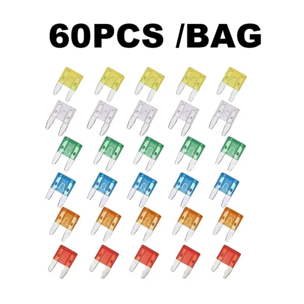 Fuse boxes come in various specifications, with 60 and 120PCS not having medium fuses, while 60PCS are packaged in bags - AliExpress 13 - Image 3