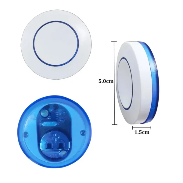 RF 433MHz Wireless Light Switch 220V 110V 10A Relay Controlle Mini Round Button Wall Panel Switch Remote Control For LED Lamp - AliExpress 13 - Image 2