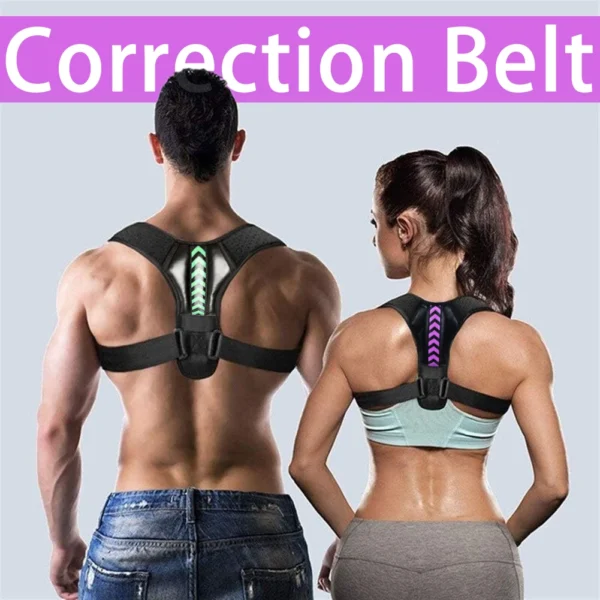 Adjustable Back Shoulder Posture Corrector Belt Clavicle Spine Support Reshape Your Body Home Office Sport Upper Back Neck Brace - AliExpress 18