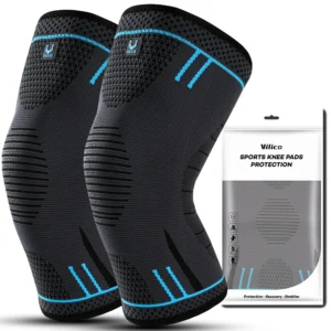 1 Pcs Compression Knee Support Sleeve Elastic Breathable Knee Pads Brace Springs Gym Sports Protector Basketball Volleyball Run - AliExpress 18