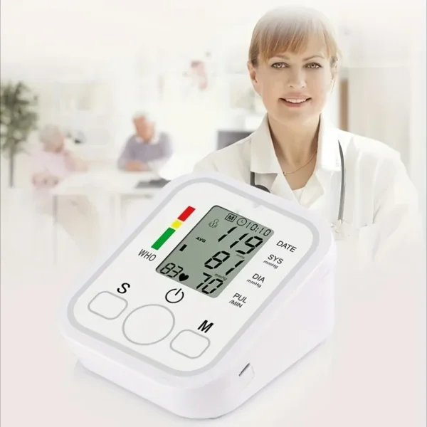 Medical Arm Blood Pressure Monitor gauge Playback Sphygmomanometer For Elderly Accurate Measurement digital tensiometers - Image 5