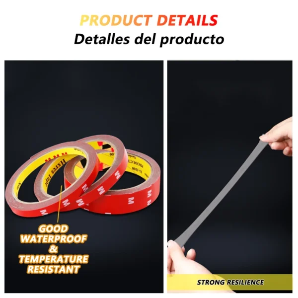 300CM Extra Strong Double Sided Tape Adhesive Car Special Tear Off Without Leaving Traces High Viscosity Mounting Fixing Sticky - AliExpress 13 - Image 3