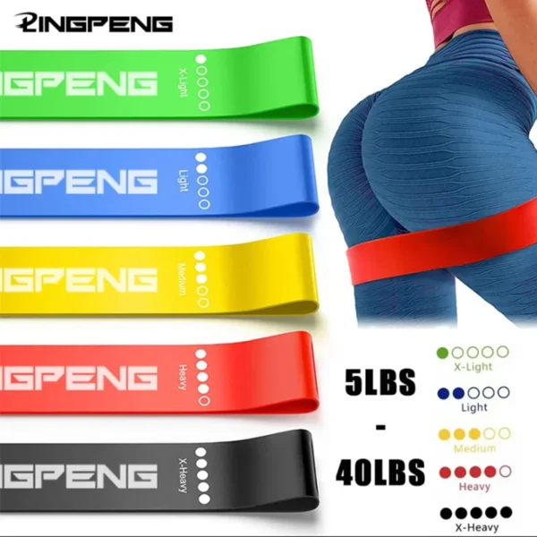 Different Resistance Bands Yoga Band Fitness Exercise Training Hip Tension Band Leg Squat Dance Elastic Loop Stretch Band - AliExpress