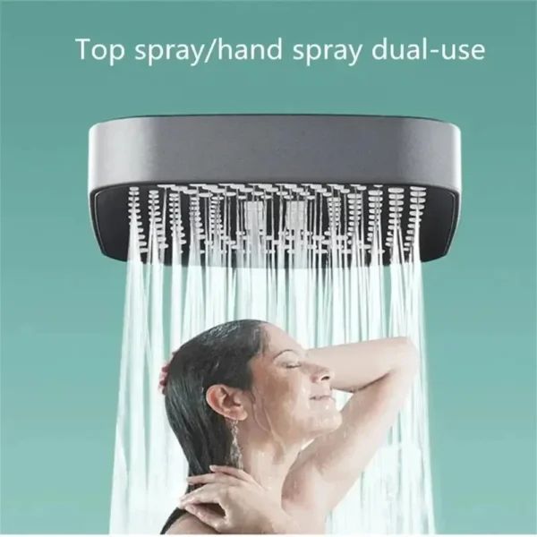 Adjustable Shower Head 3 Mode Rainfall Shower Large Flow Showerhead High Pressure Water Saving Shower Mixer Bathroom Accessories - AliExpress 13 - Image 3